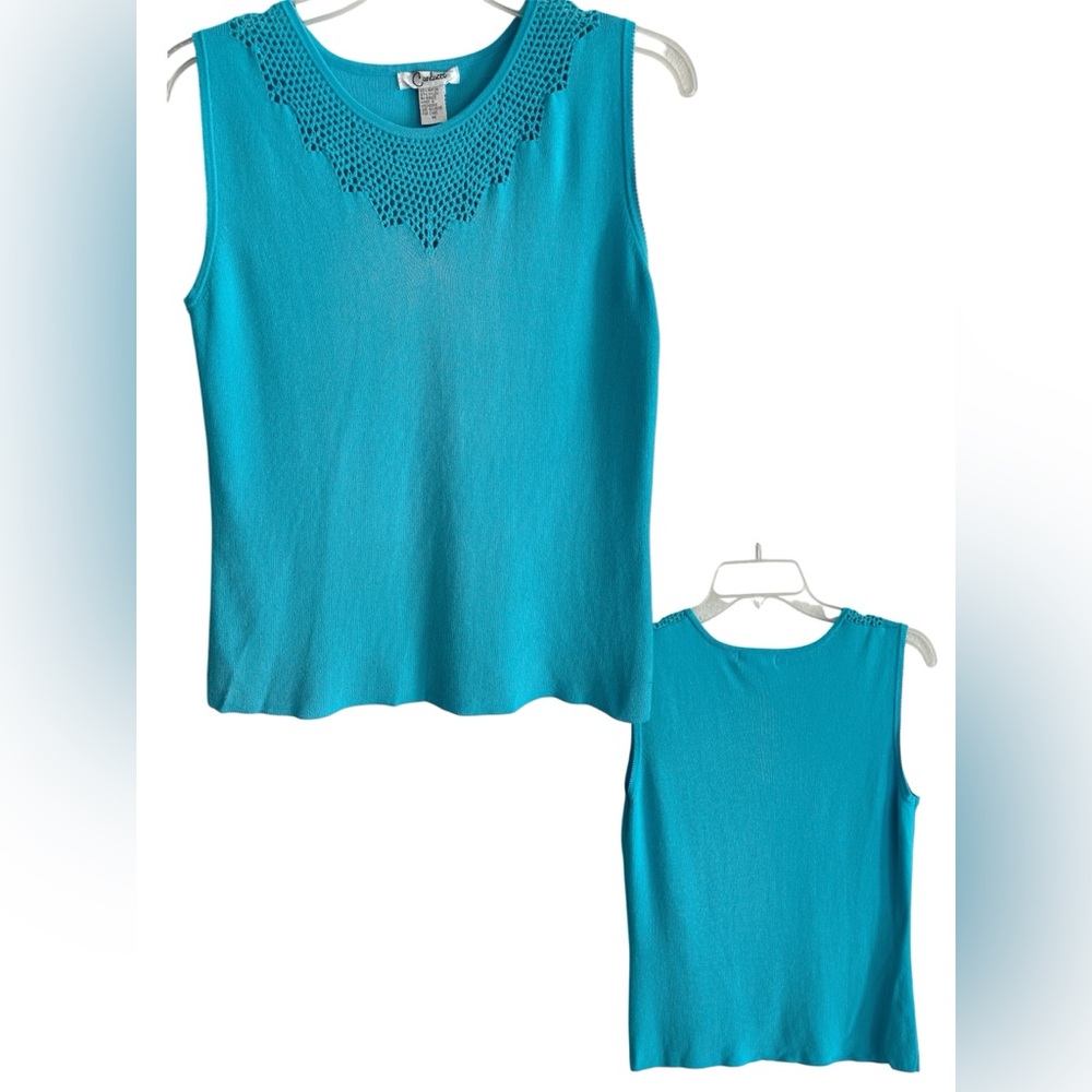 Carducci lacy sweater shell